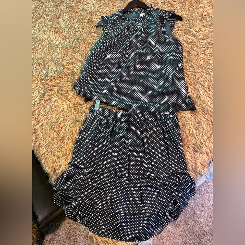 Top and skirt set